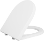 Preview: Toilet seat D shape Jari white