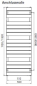 Preview: HSK Badheizkörper Lavida 550 x 1520 mm, Farbe: weiß