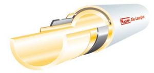 Roth Systemrohr Alu-Laserplus 25 mm, 25 m lang ohne Dämmung