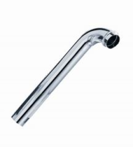 Ablaufrohr gebogen 32mm x 300mm chrom