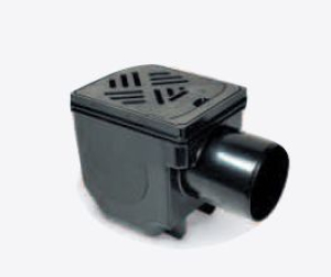 Kessel cellar expiry with odour trap and rust plastic 33101