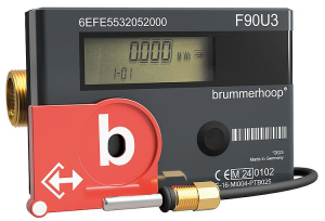 Heat meter Elster F90-M3 exchange for Allmess counting unit , Qn = 0.6 ms ³ / h