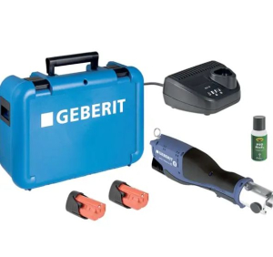 Geberit battery-operated pressing device ACO 203plus in a case Compatibility 2 Features 691218P12
