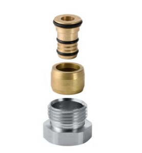 Geberit PushFit Anschlussverschraubung für Danfoss 1/2"