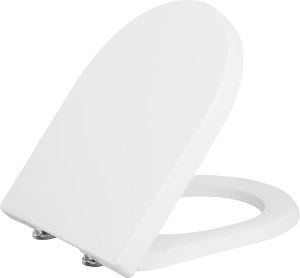 Toilet seat D shape Jari white