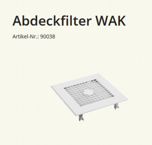 Limodor Abdeckgitter mit Filter WAK 90038