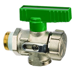 Simplex KFE-Kugelhahn für Trinkwasser  DN 15 Durchgangsform