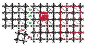 Systemplatten für Dünnbett Flächenheizungssystem
