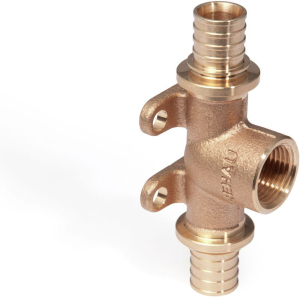 Rehau RAUTITAN Tees RX with internal thread and wall mounting