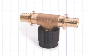 Rehau Rautitan T-Stück mit MeplaFix-Adapter 16mm