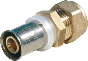 Hausmarke TH Übergang auf Klemmringverschaubung