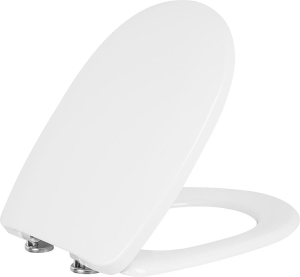 Toilet seat Oval shape Vermelho white