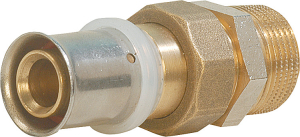 Hausmarke TH Gerade-Verschraubung mit Aussengewinde