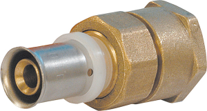 Hausmarke TH Gerade-Verschraubung mit Innengewinde