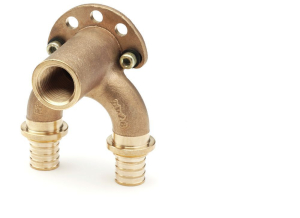 Rehau RAUTITAN Wall bracket short with passage and internal thread - Kopie