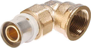 Hausmarke TH Winkel-Verschraubung mit Innengewinde