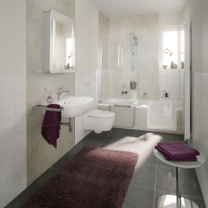 HSK bathtub Dobla for barrier-free use in several sizes