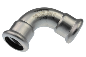 High-grad steel Press curves 90 ° with inside sleeve