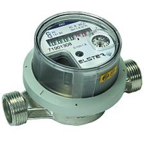 Elster Aufputz-Wasserzähler Warmwasser Picoflux EVZ-A, QN = 1.5m³/h