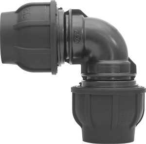 PE pressure water pipes 90 ° for water system