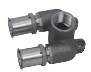 Roth Pressfitting Wandscheibe U-Form mit Innengewinde