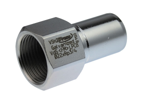 C-Stahl Pressfitting Einsteckmuffe mit Innengewinde und M Kontur