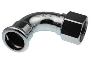 Carbon steel Transition bend 90 ° with internal thread