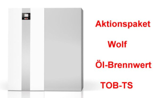 Wolf Brennwerttherme TOB-TS-18 mit Schichtspeicher und Aktionspaket 8906714F06