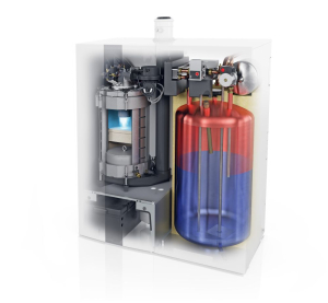 Wolf Brennwerttherme TOB-TS-18 with 18 KW an Hot Water Boiler 8906714F05