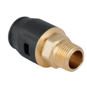 Geberit PushFit Transitions Straight with external thread