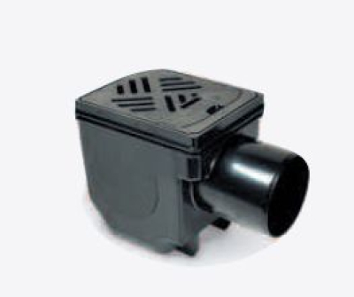 Kessel cellar expiry with odour trap and rust plastic 33101