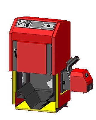 Atmos Pellet Boiler with auger and burner P 40