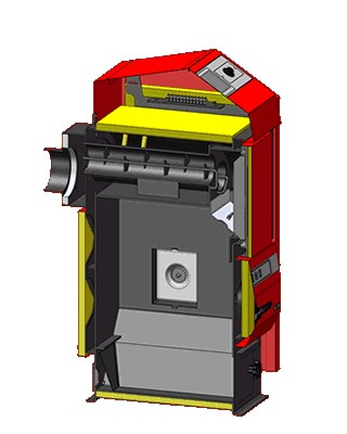 Atmos Pellet Boiler with auger and burner P 40