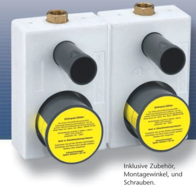 Water equipment mounting block TEC 3000 for Elster-Counter