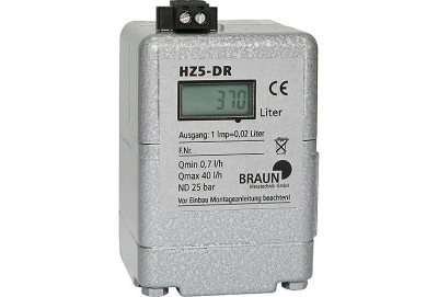 Oil counter Braun HZ 5 DR with pulse output