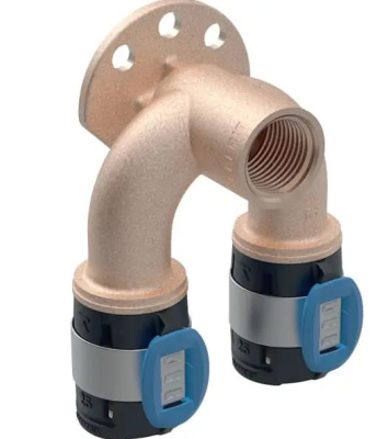 Geberit FlowFit Doppel Wandscheiben mit Innengewinde