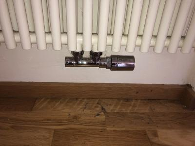 HSK Design Valve body with thermostatic head chrome passageway form 890832