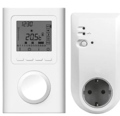 HSK remote control with surface-mounted receiver for the wall with socket 890839