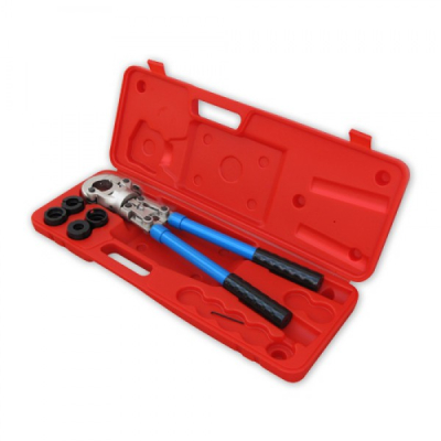 Crimping pliers with suitcases for TH-contours