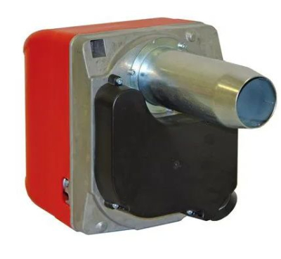 Intercal yellow burner SLV 100 B with 16-55 KW with Flange plate from Buderus