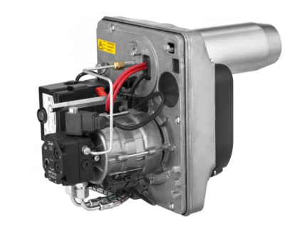 Intercal yellow burner SLV 100 B with 16-55 KW with Flange plate from Buderus