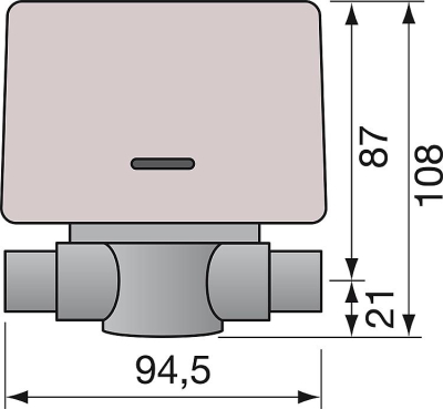 Orkli 2 ways zonal valve with internal thread DN 15, 230 volts