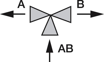 Orkli 3-ways zonal valve with internal thread DN 25, 230 volts