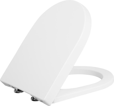 Toilet seat D shape Paru white