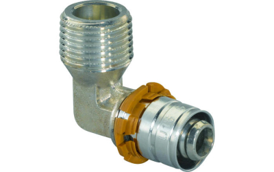 Uponor S-Press Übergänge Winkelform mit Aussengewinde