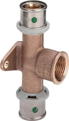 Viega Sanfix Fosta Wall disc T pieces with internal thread