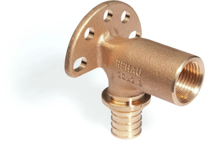 Rehau Rautitan Wandwinkel für Vorwandinstallation mit Innengewinde