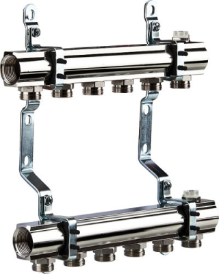 Evenes Heizkörperverteiler vernickelt