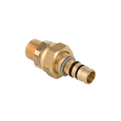Geberit Mepla transition fittings with male thread