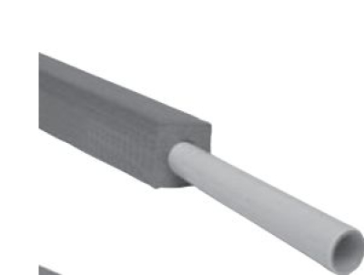 Roth system pipe aluminium-laser plus 17 mm with heat insulation asymetrisch 9 mm, 25 Metres